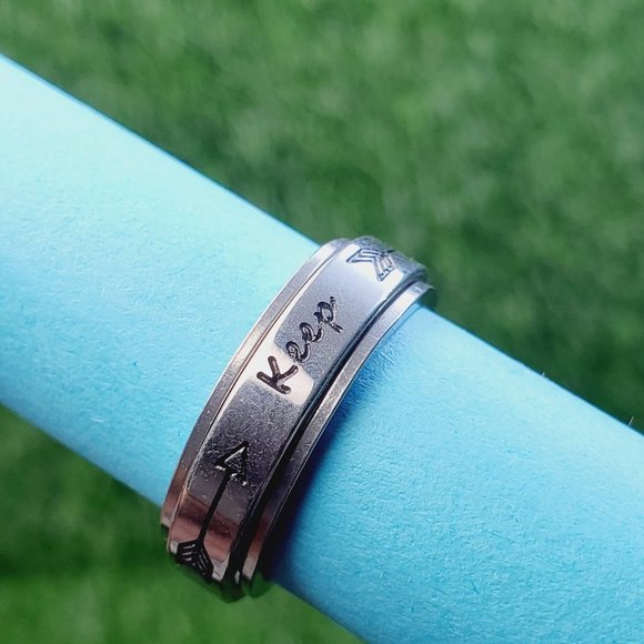 "6MM Stainless Steel Fidget Ring for Men/Women, AAAQL1008 - Picture 3 of 12